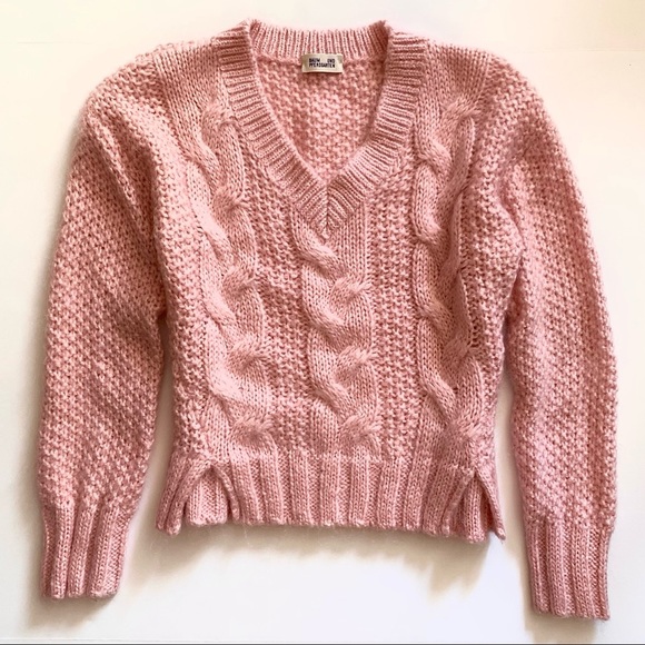 d a n i s h :: Baum und Pferdgarten Mohair Chunky Cable Knit Sweater - Picture 7 of 12